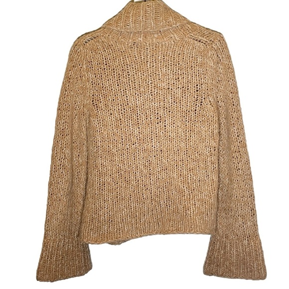 Express Hand Knit Funnel Wool Blend Women’s Sweater Small - Picture 2 of 7